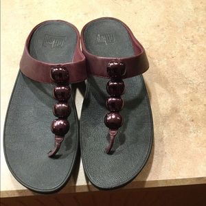 Purple fit flops